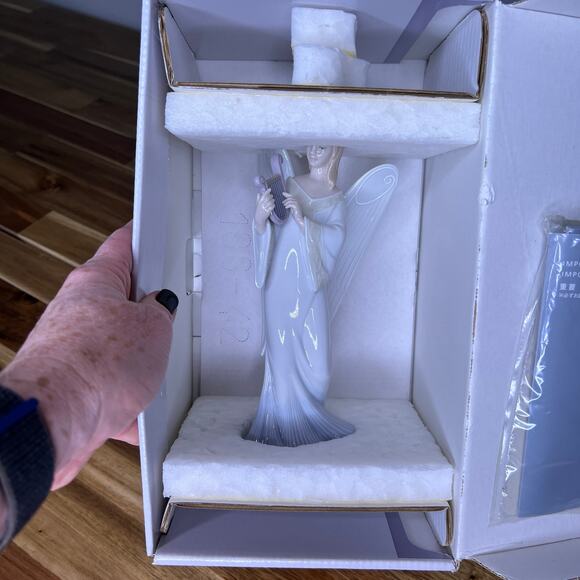 Lladro Celestial Melody Angel Tree Topper 01008262 NIB - Picture 4 of 14